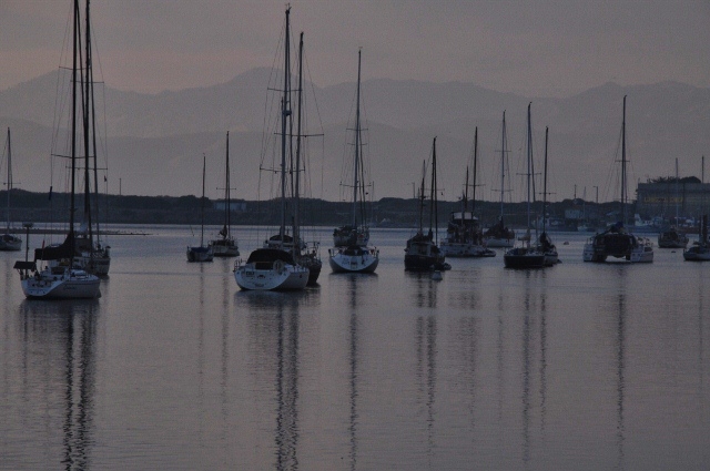 Morro Bay harbor from Tidelands Park